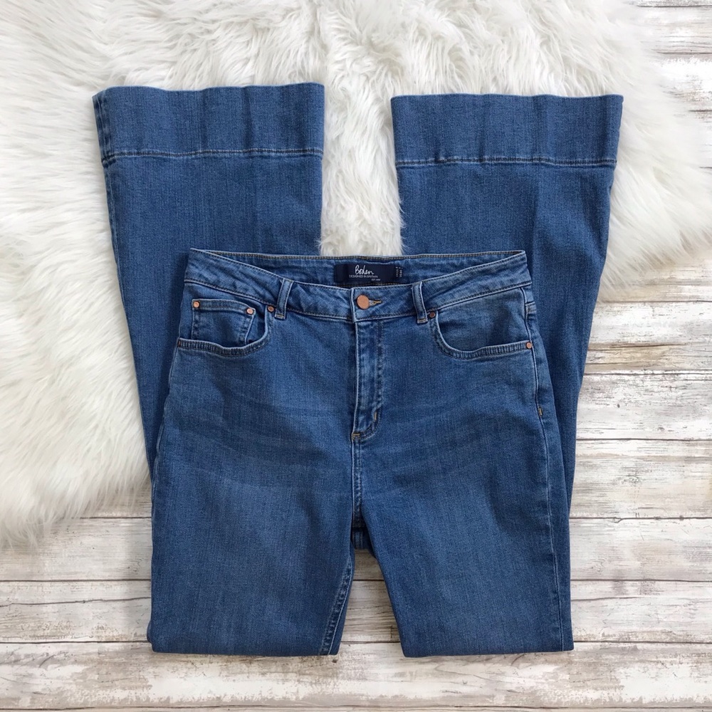 Boden Women's Blue Flare Jeans